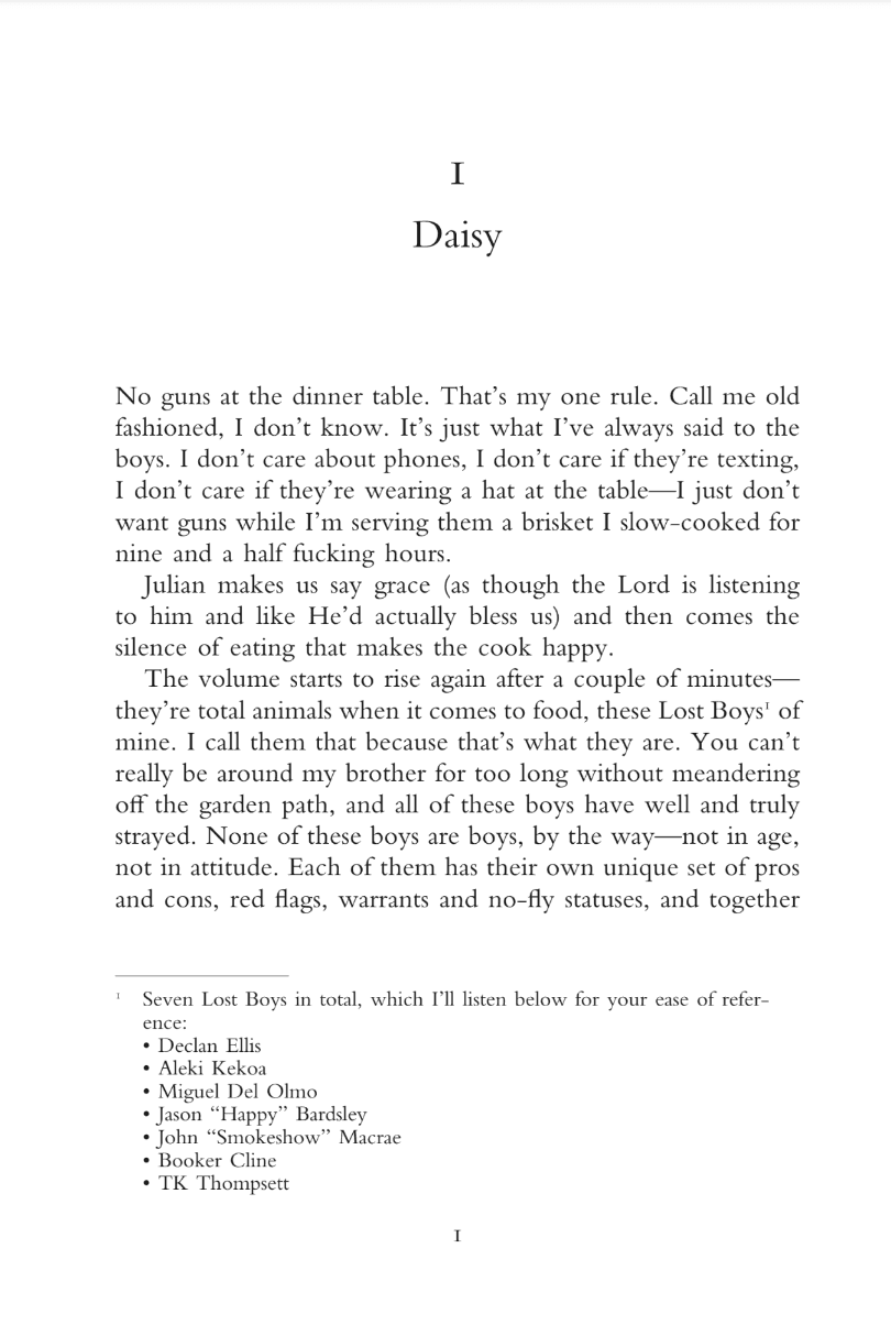 first page of Daisy Haites