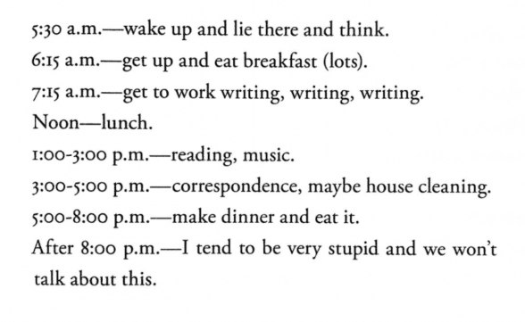 ursula schedule