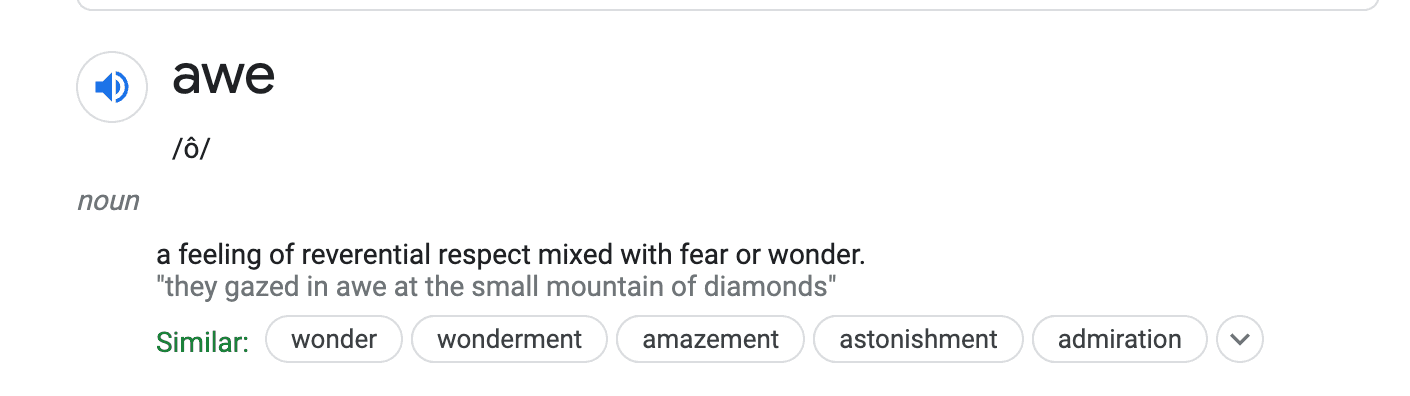 awe