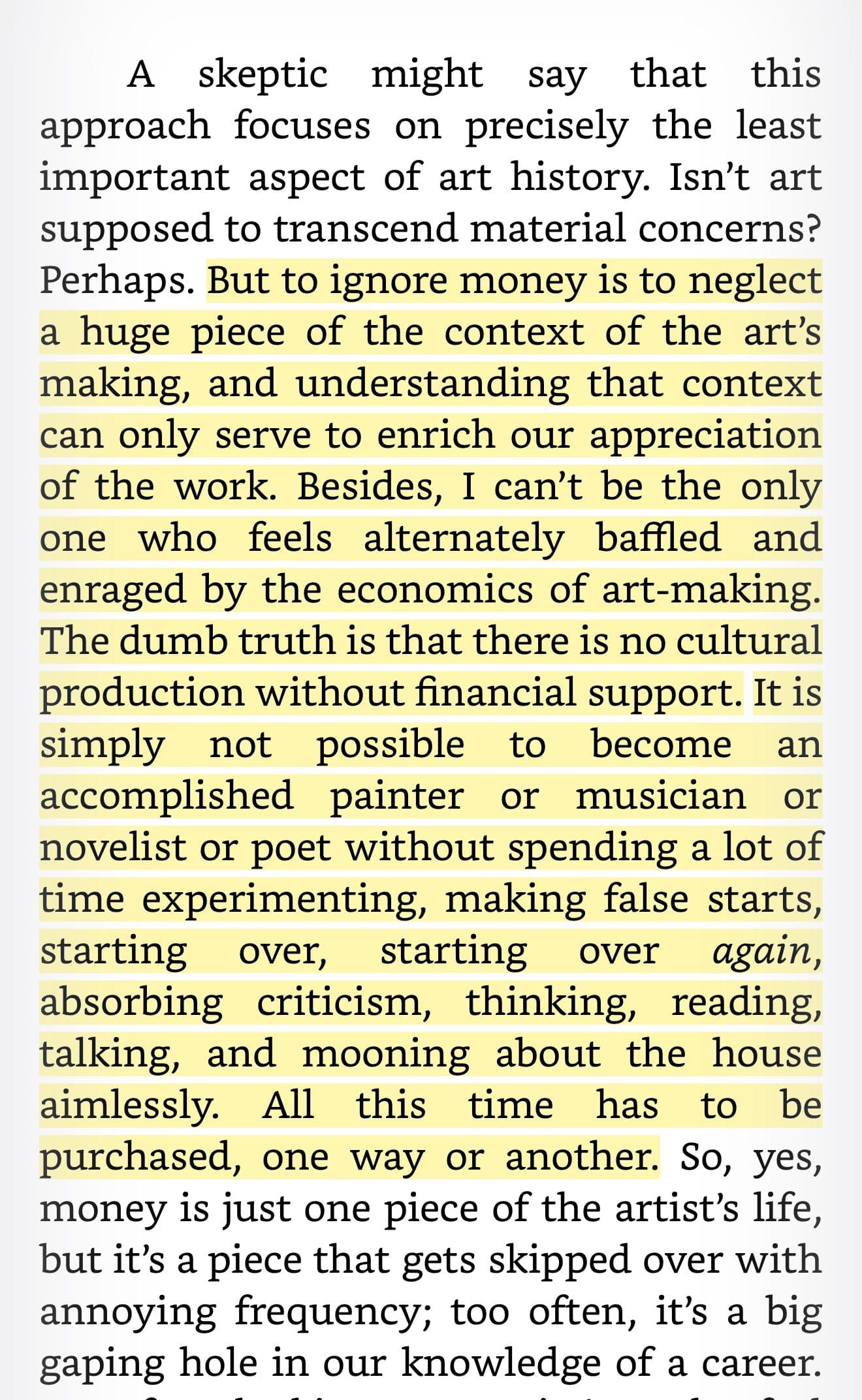 making art & making a living