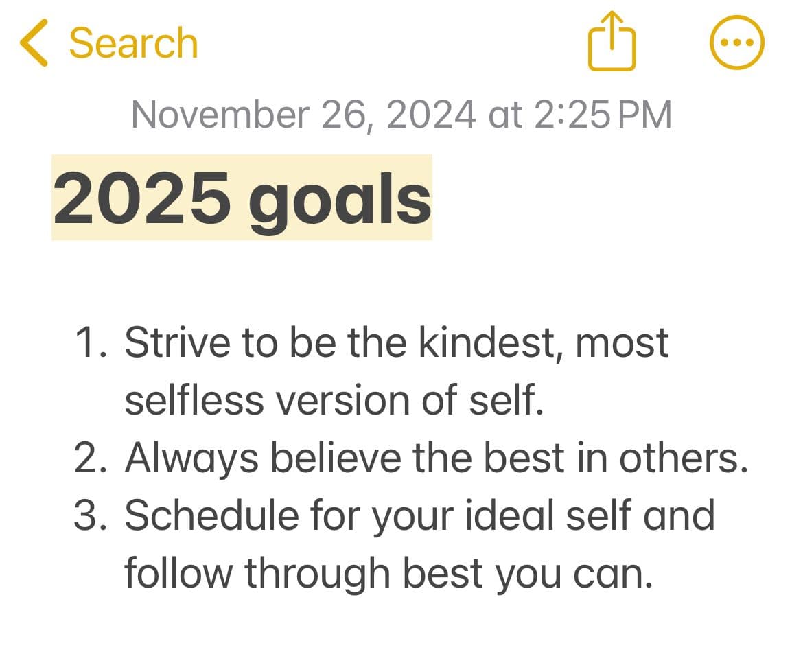 the goals