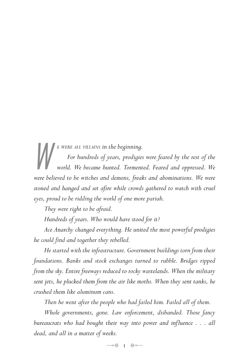 prologue page