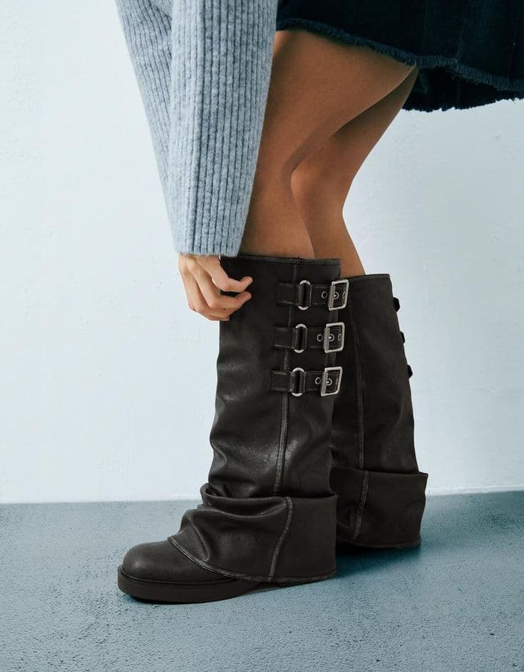 Slouchy boots